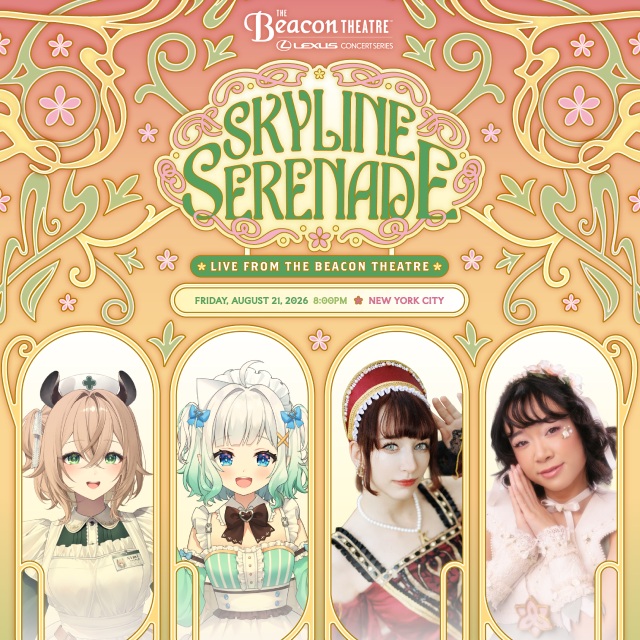 Promotional image for Skyline Serenade ft. Nimi Nightmare, Mint Fantome, Keekihime, and Phoebe
